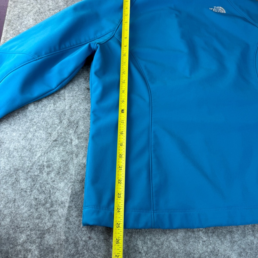 The North Face Apex Bionic Softshell Jacket Womens XL Blue Windproof Full Zip - Picture 11 of 12
